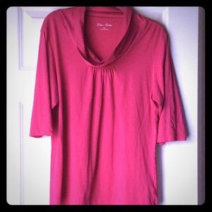 Lilac Lotus XL Pink short sleeved top- Like New